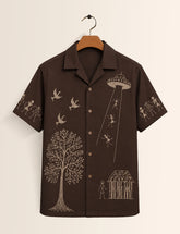 Brown Drawing Stylish Shirts for Everyone