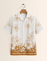 Flower Outline Stylish Shirts for Everyone