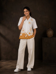 Flower Outline Stylish Shirts for Everyone