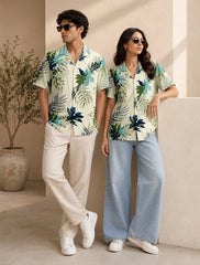 Green Leaves Stylish Shirts for Everyone