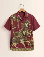 Maroon Horse Shirts for Everyone