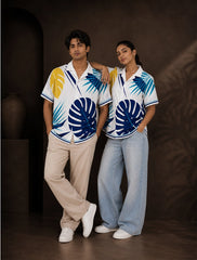 Navy Leaf Shirts for Everyone
