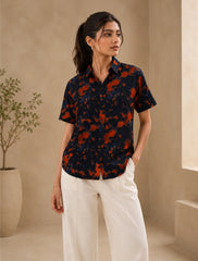Navy Maroon Stylish Shirts for Everyone