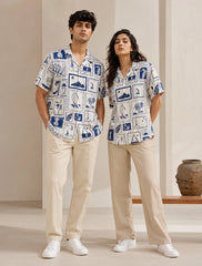 White Drawing Stylish Shirts for Everyone