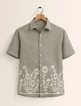 Bottom Mandala Printed Men's Shirt - XPST