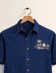 Jeans Beach Printed Men's Shirt - XPST