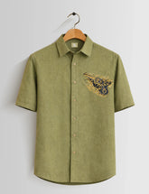 Olive Revolver Men's Shirt - XPST