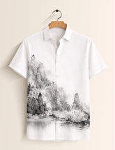 White Mountaining Printed Men's Shirt - XPST