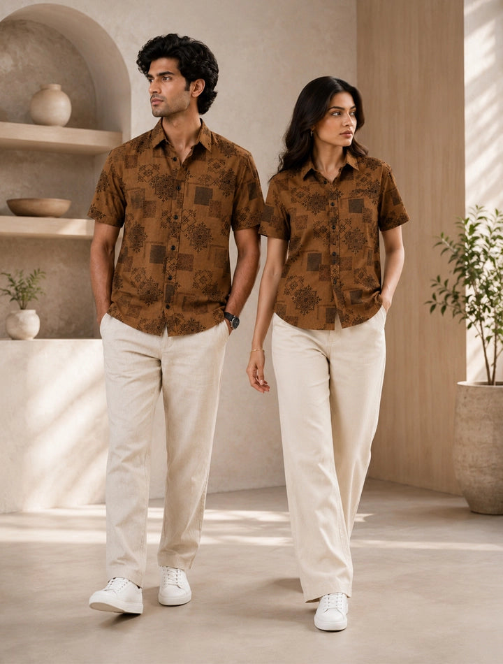 Brown Patches Stylish Shirts for Everyone