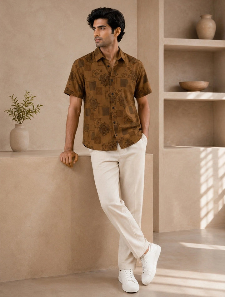 Brown Patches Stylish Shirts for Everyone