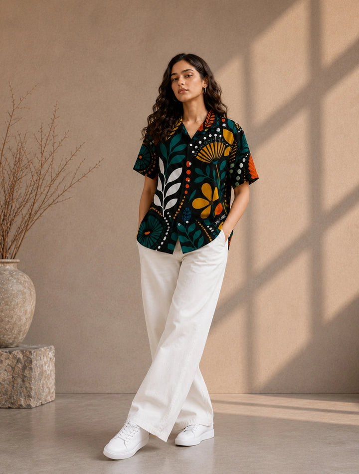 Dark Flowery Stylish Shirts for Everyone