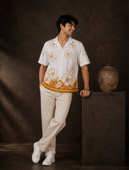 Flower Outline Stylish Shirts for Everyone