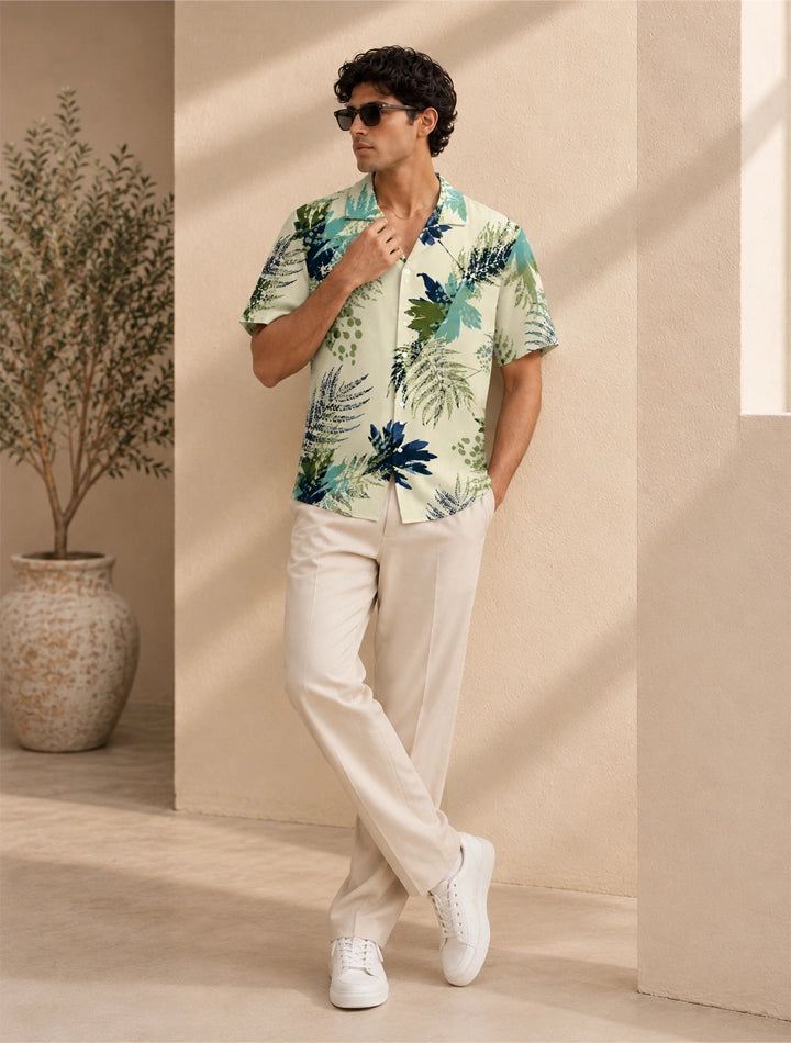 Green Leaves Stylish Shirts for Everyone