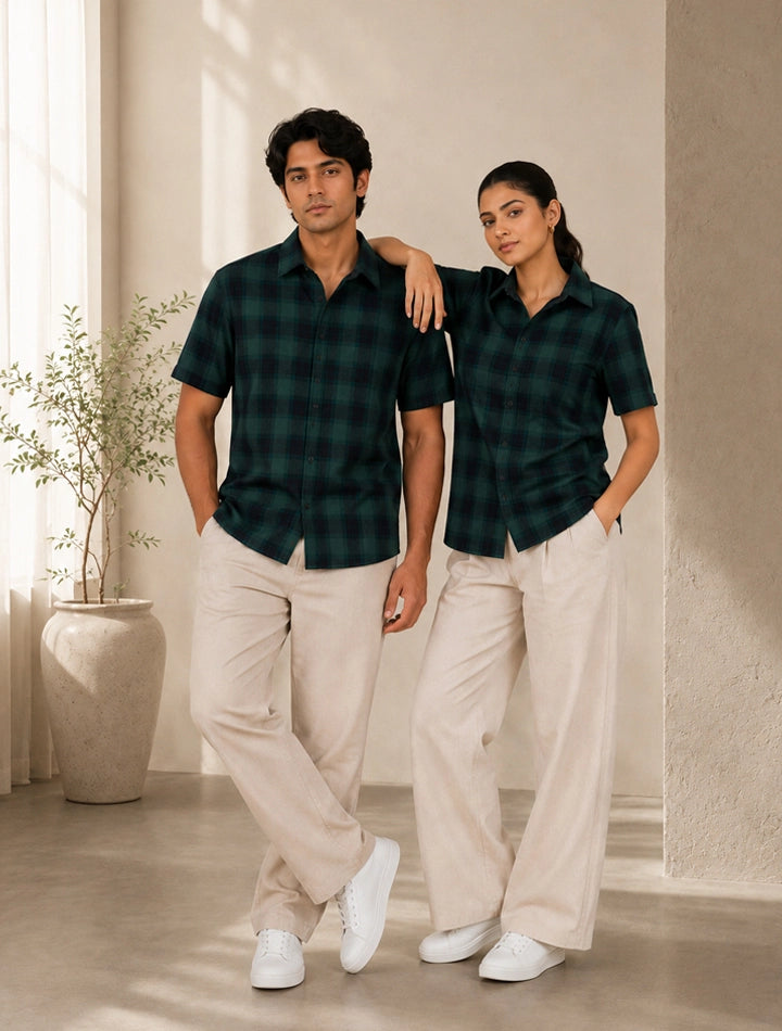 Green Square Stylish Shirts for Everyone