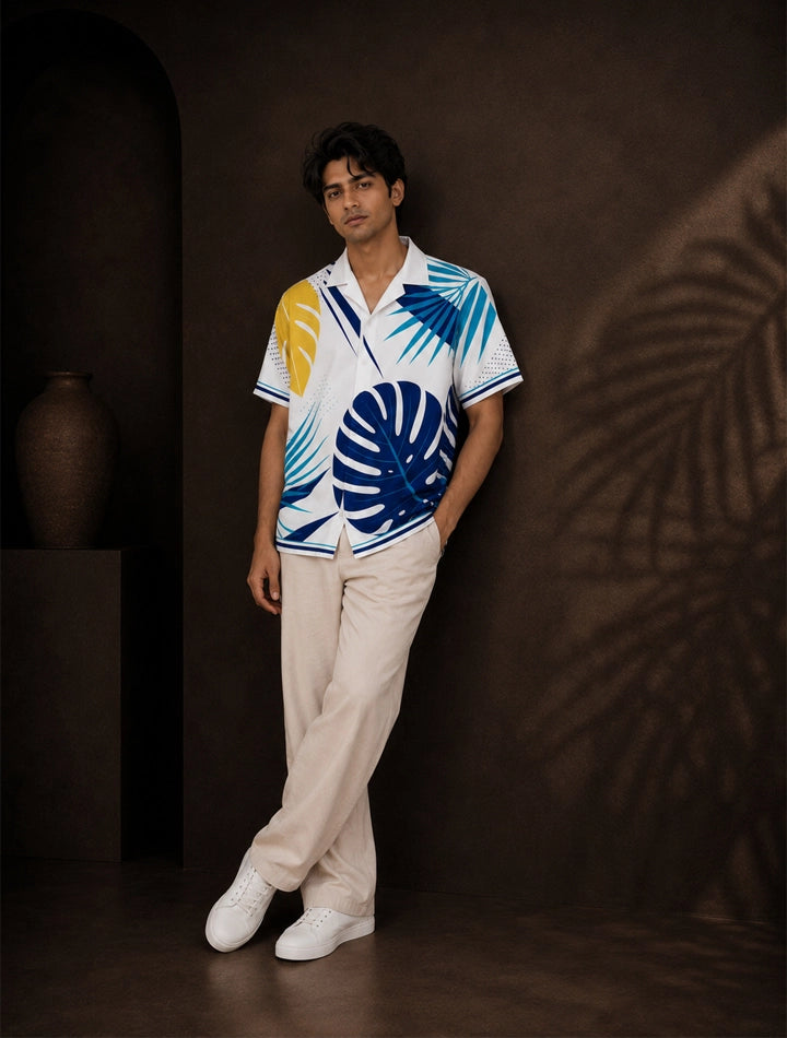 Navy Leaf Shirts for Everyone