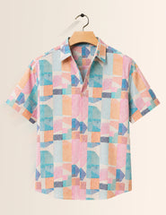 Navy Pixels Stylish Shirts for Everyone
