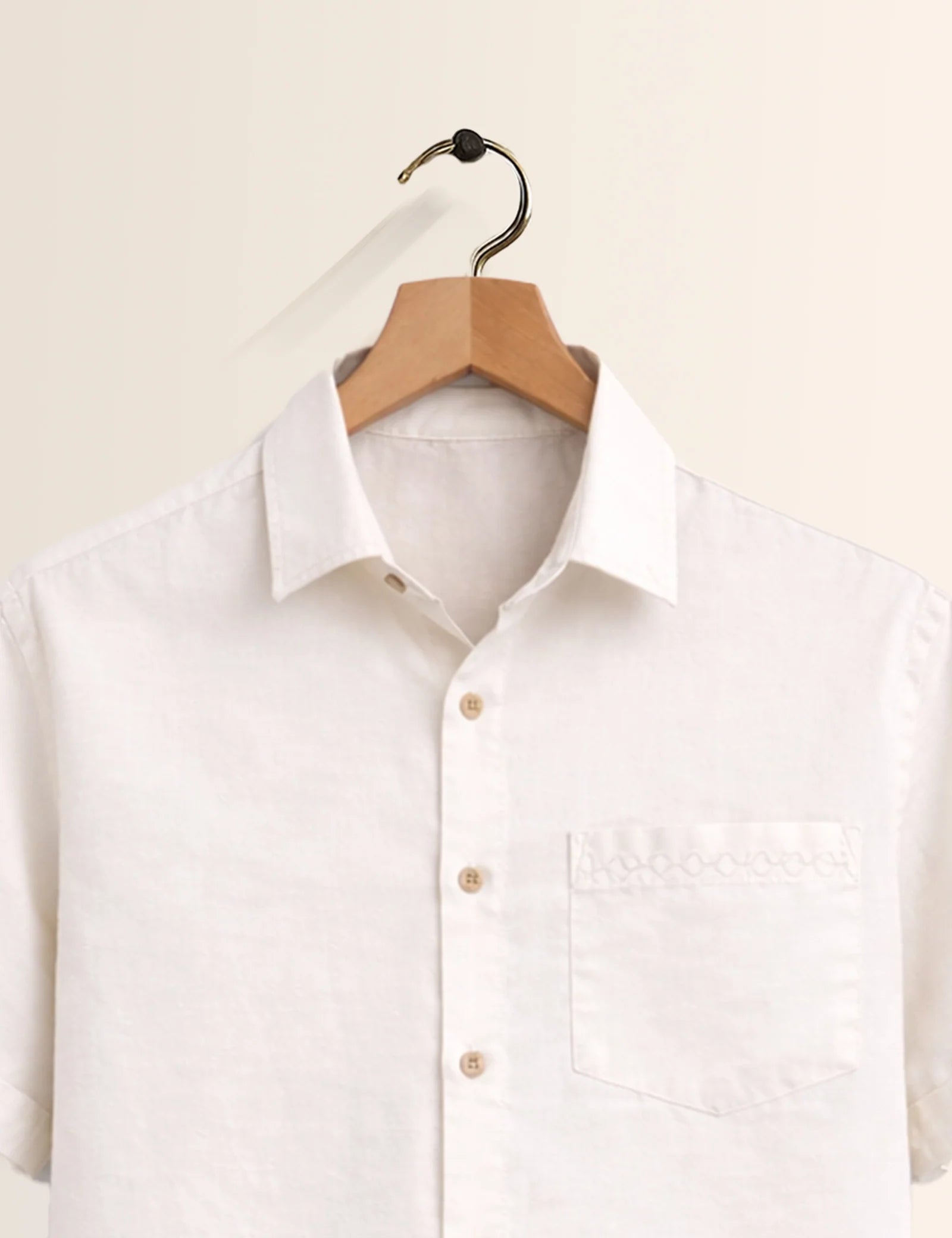 Bottom Flower Printed Men's Shirt - XPST