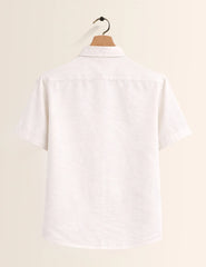 Bottom Flower Printed Men's Shirt - XPST