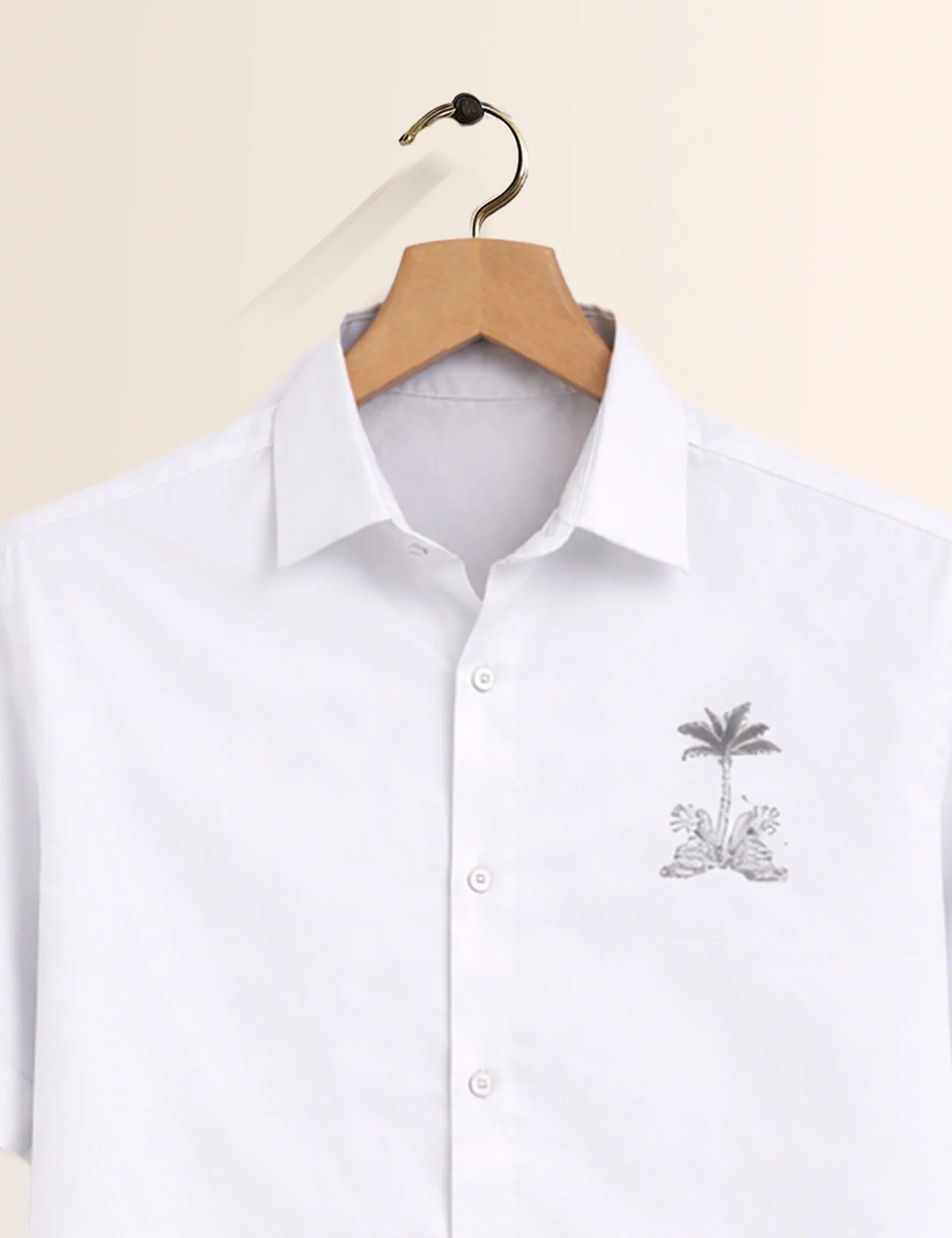 Bottom Grass Printed Men's Shirt - XPST
