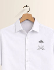 Bottom Grass Printed Men's Shirt - XPST