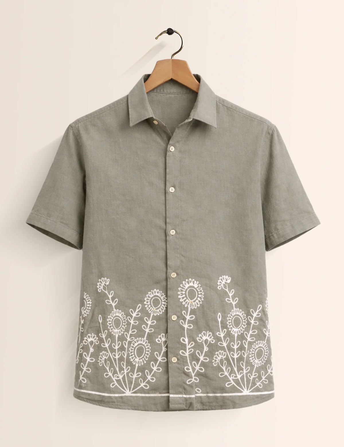 Bottom Mandala Printed Men's Shirt - XPST