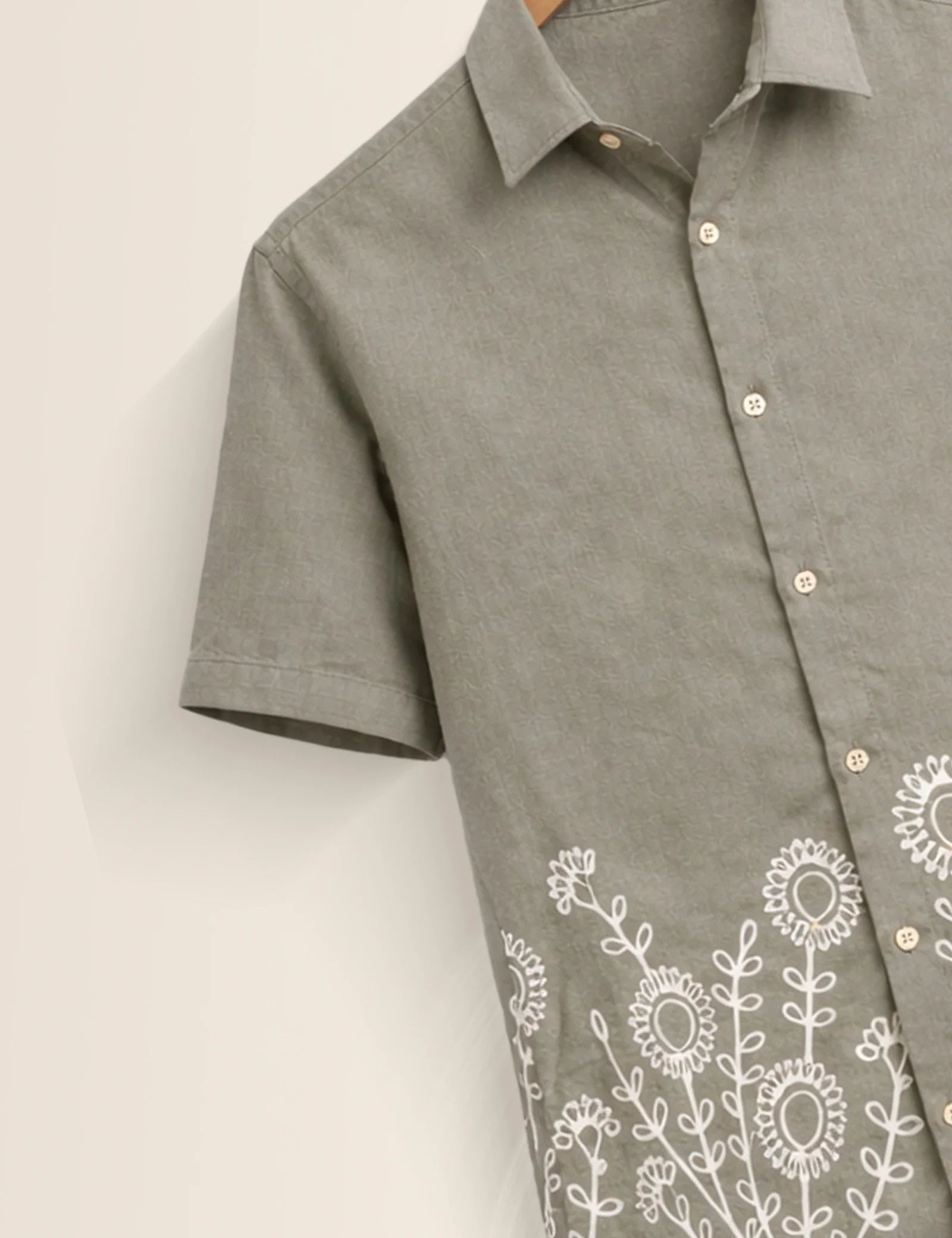 Bottom Mandala Printed Men's Shirt - XPST