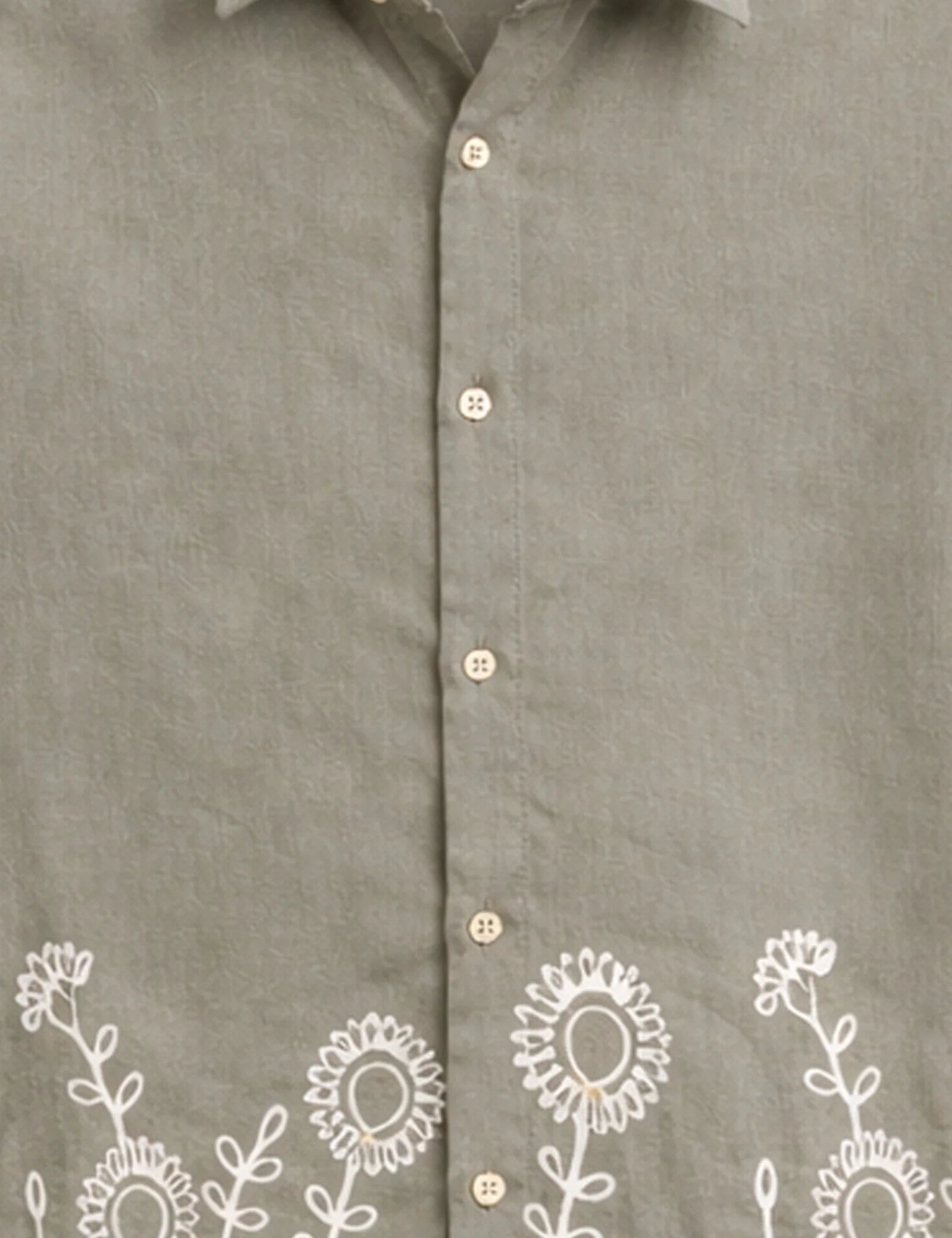 Bottom Mandala Printed Men's Shirt - XPST
