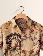 Cream Doodle Men's Shirt - XPST