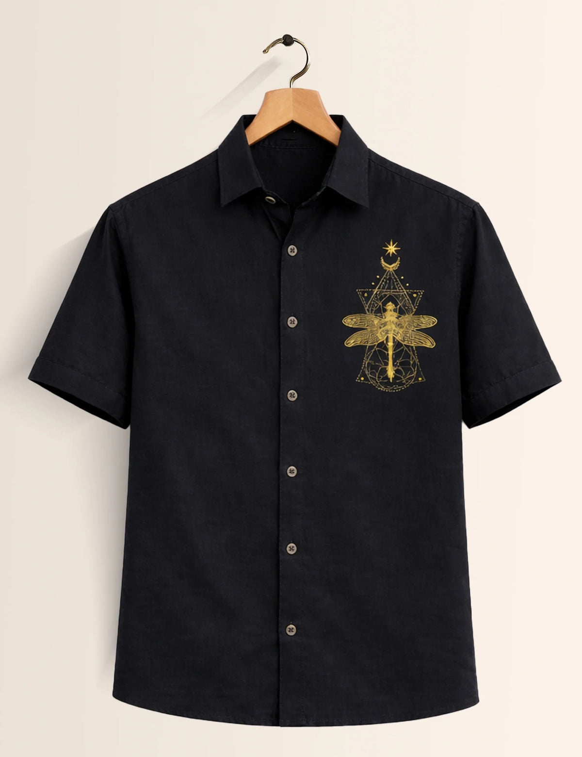 Dragonfly Printed Men's Shirt - XPST