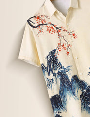 Imaginary Mountain Printed Men's Shirt - XPST