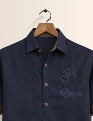 Navy Wave Men's Shirt - XPST