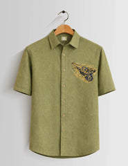 Olive Revolver Men's Shirt - XPST