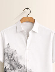 White Mountaining Printed Men's Shirt - XPST
