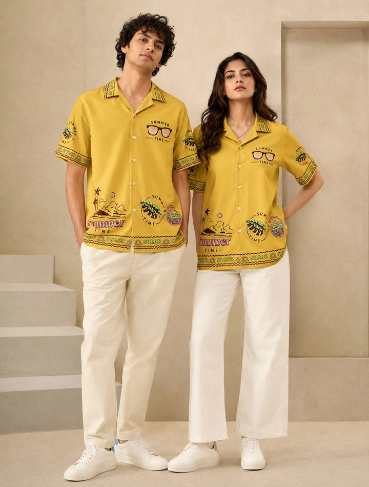 Yellow Goggle Stylish Shirts for Everyone